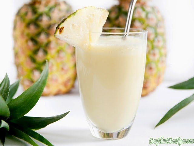 Lassi dứa giải khát thật đã mùa hè